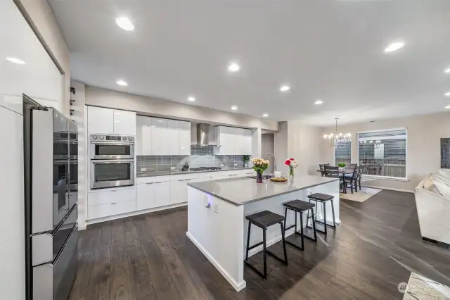 Gorgeous kitchen with all the bells and whistiles