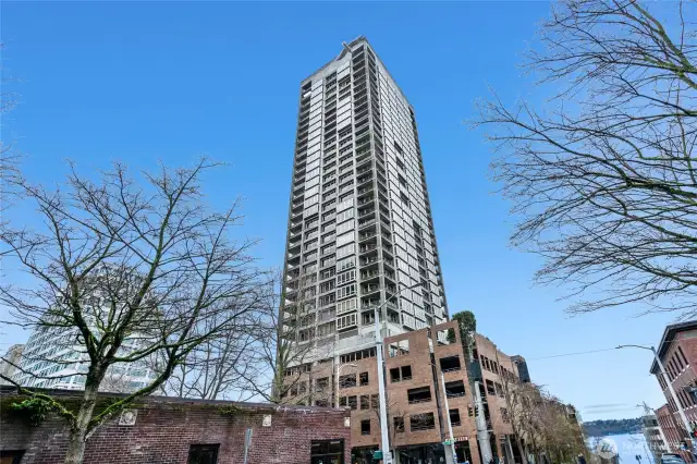 Gaze skyward to your new home, located on the 10th floor.