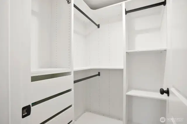 Primary walk-in closet