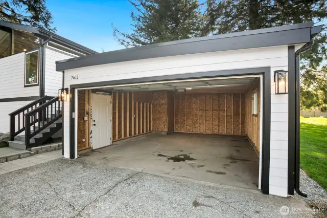 2 car garage