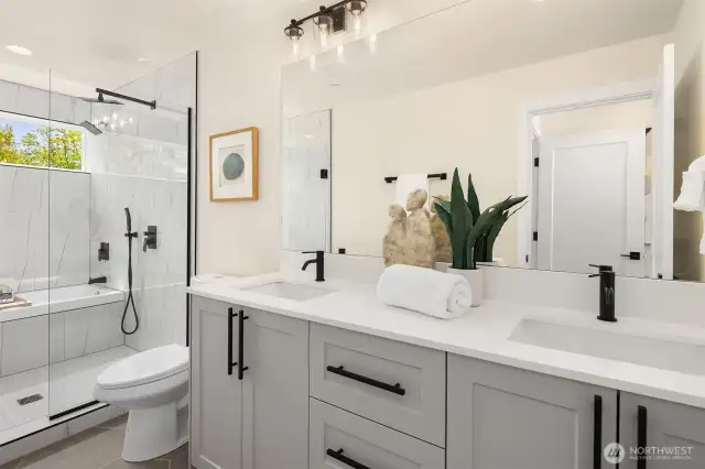 Photos from model home 923-A with similar floor plan.