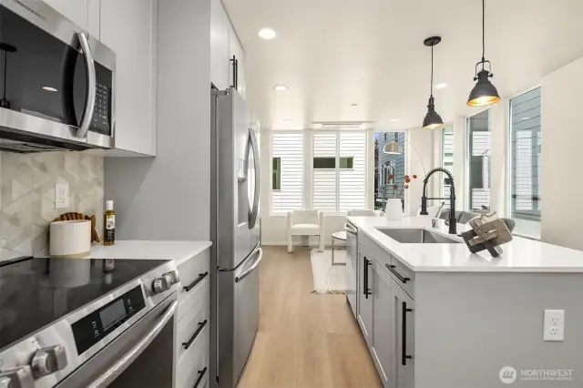 Photos from model home 923-A with similar floor plan.