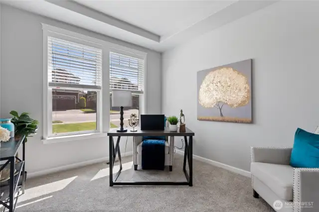 Spacious office/den.