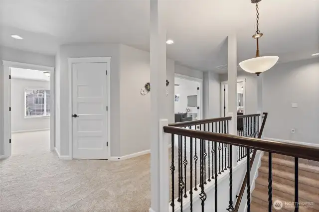 Another view of the landing upstairs.
