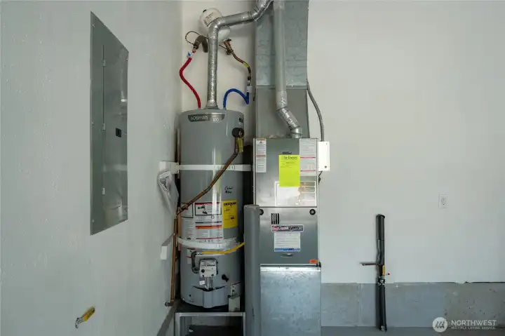 Natural Gas Furnace & water heater
