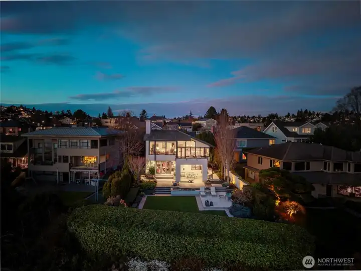 Another vista from a bird's eye view...Stunning and very special George Suyama view home on Magnolia bluff.