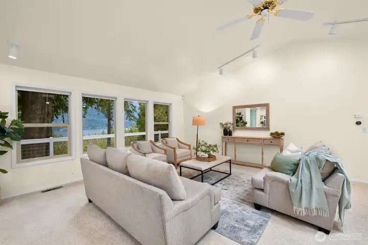 Your very own Lake Whatcom view home in Gate 3 of sudden Valley