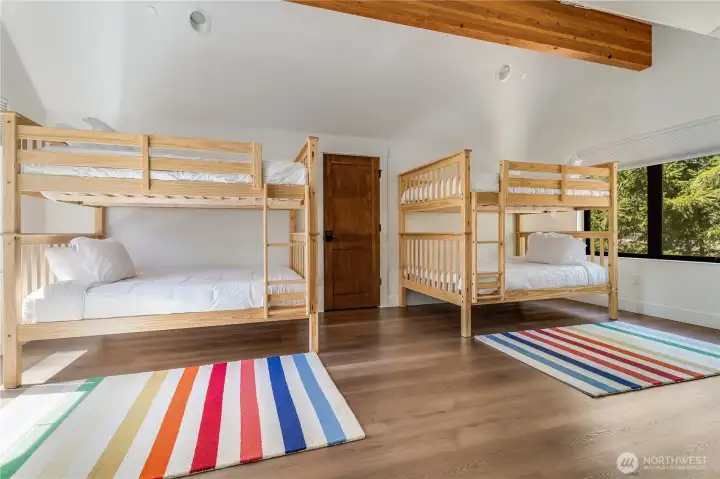 Bonus Bunk Room with full bath and extra storage