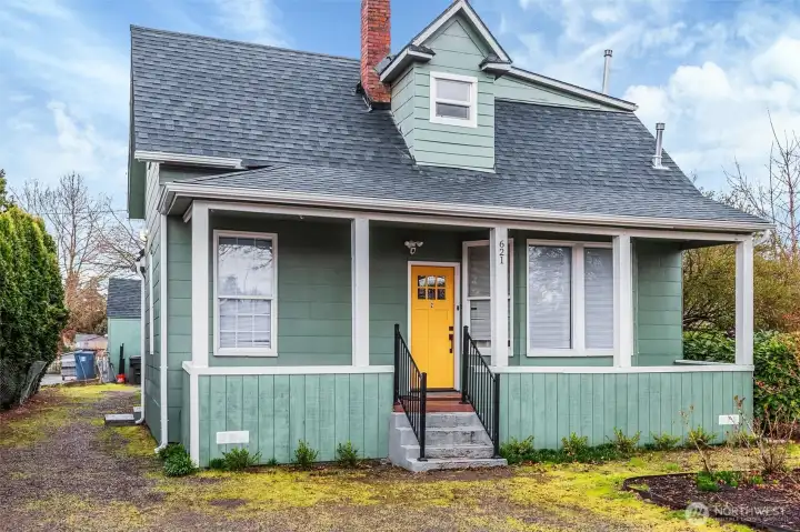 Facing the Street - Unit #2 Entrance