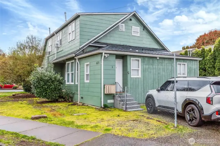 Unit #1 Entrance from the Back