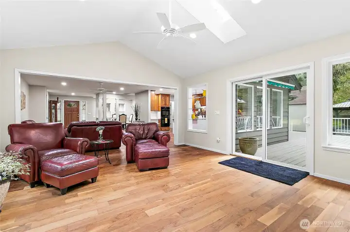 Great Room With Deck View