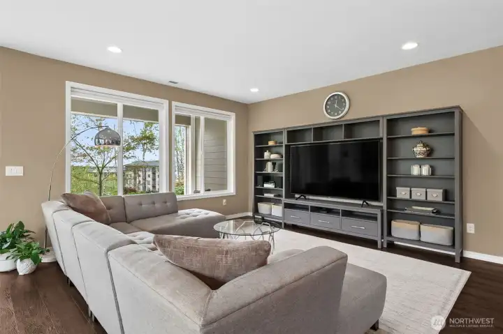 Well appointed kitchen with massive island