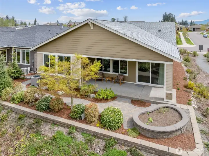 View of the back of the home