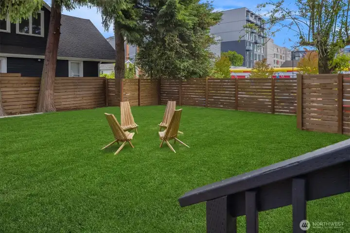 Fenced Backyard