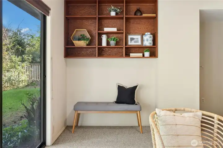 This huge space could also function as an exercise room or office.