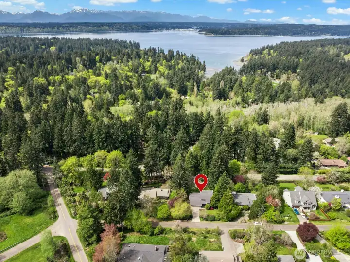 This sweet neighborhood is just north of the Grand Forest and Williams-Olson Park on Manzanita Bay.