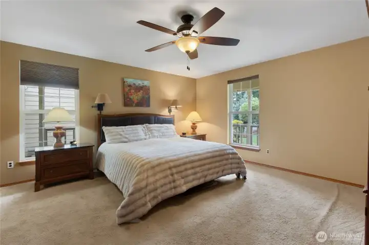 Primary bedroom on main floor