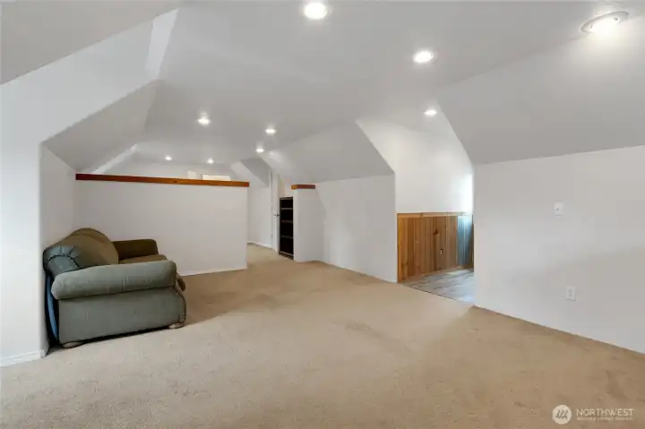Bonus room above garage