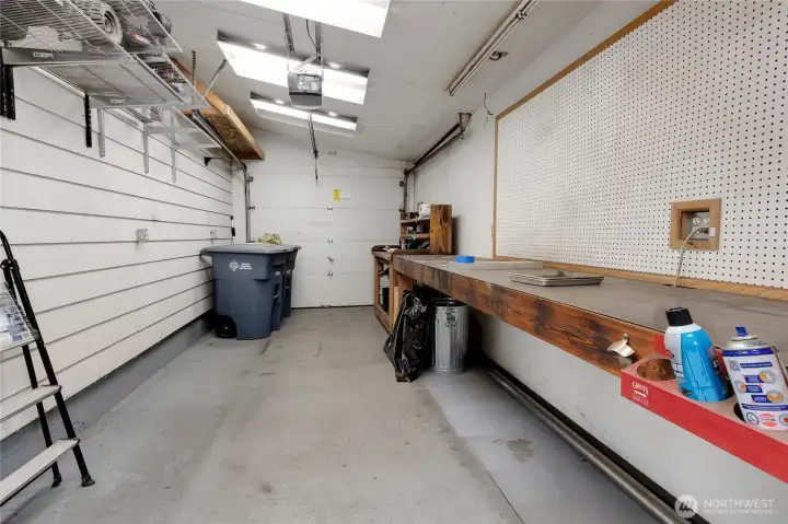 More shop space or remove workbench for third garage bay