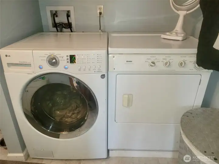 space for full-size W&D