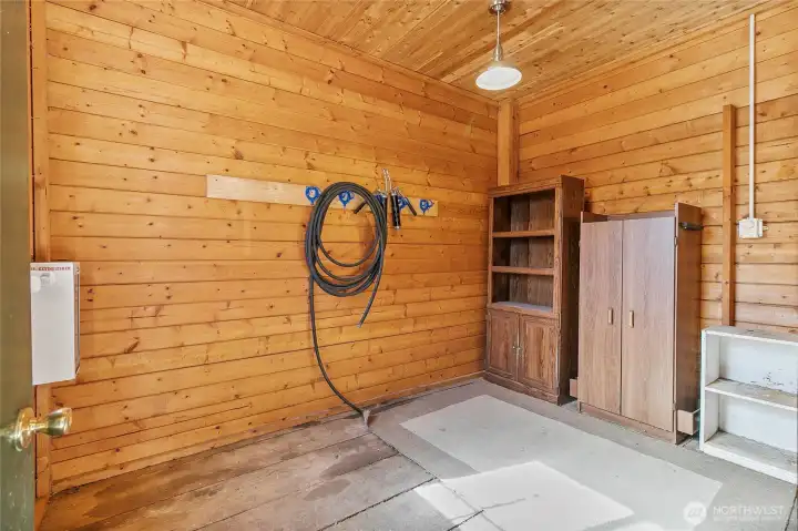 Heated tack room