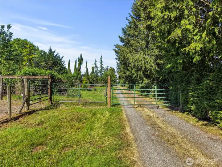 Gated driveway
