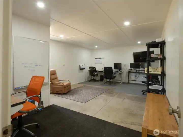 Office of interior of shop