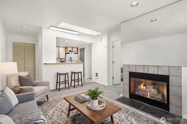 Open floor plan.