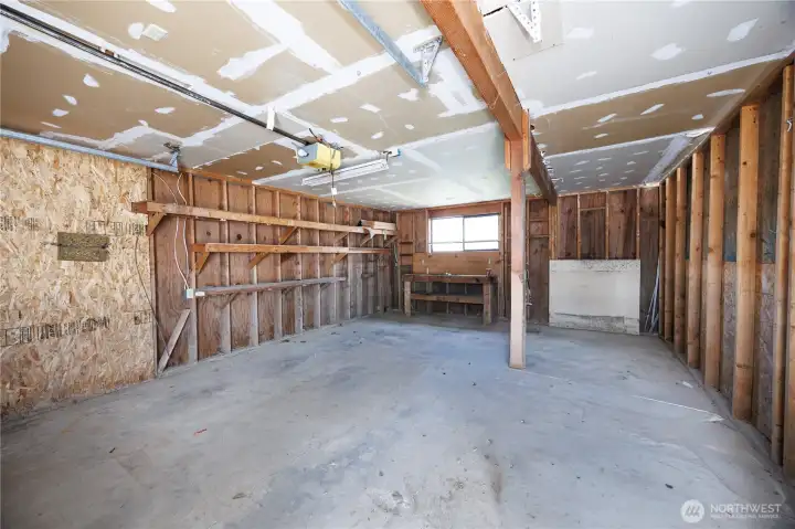 Oversized one-car garage Oversized one-car garage