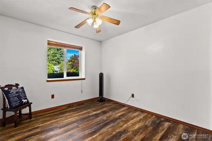 Third bedroom with window facing the front yard. Third bedroom with window facing the front yard.