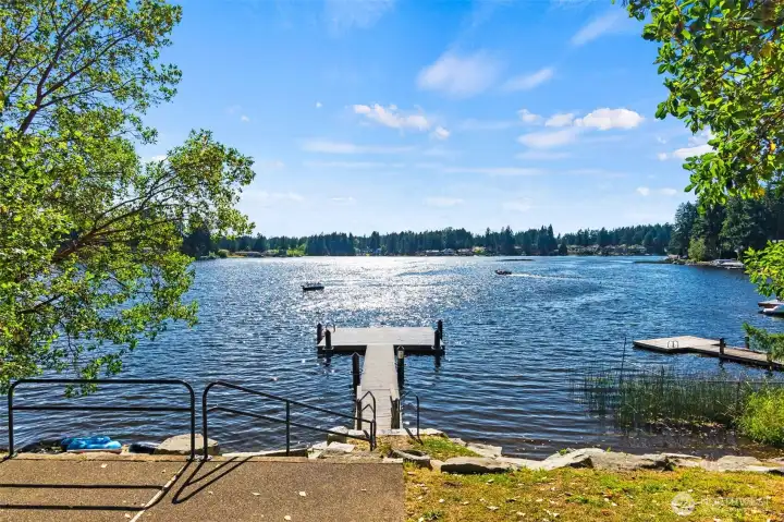 Private community dock. Private community dock.