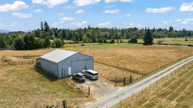 Large barn has room for all your farming needs