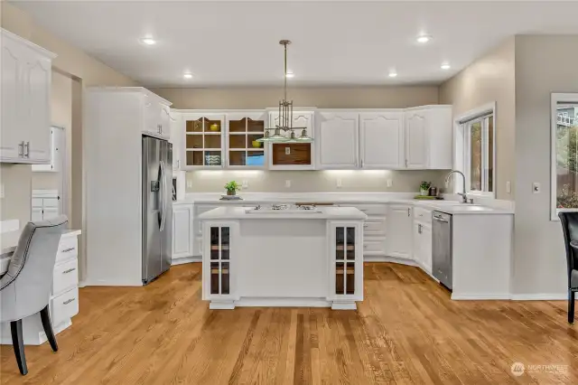 Large open kitchen