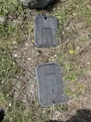 Water meter installed and on property