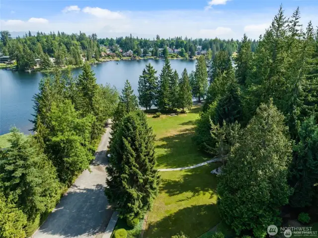 Gated community waterfront lot.