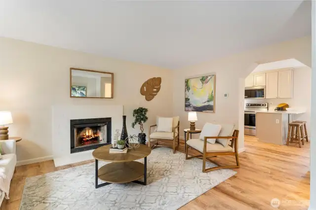 Welcoming living room - from front door