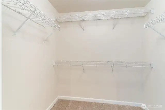 Primary walk in closet