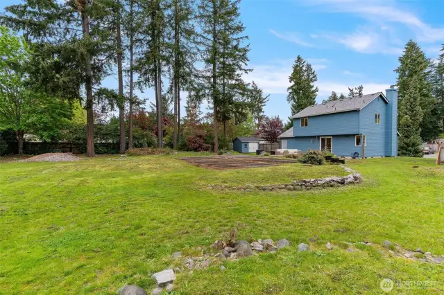 Half acre for games and entertaining!