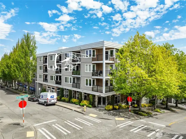 Desirable 4th Floor, SW Corner unit.