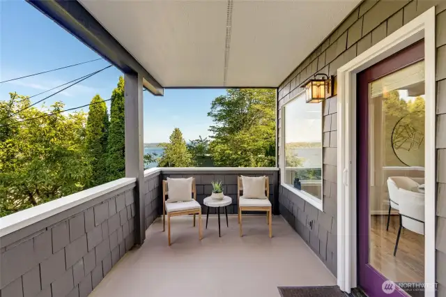 View from Kitchen & Family Room