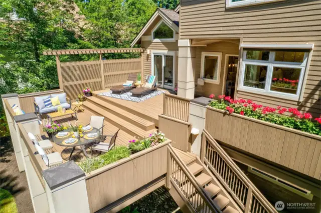 Multitiered Back Deck - Entertain With Style