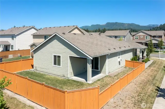 Only have neighbors on one side of the home!