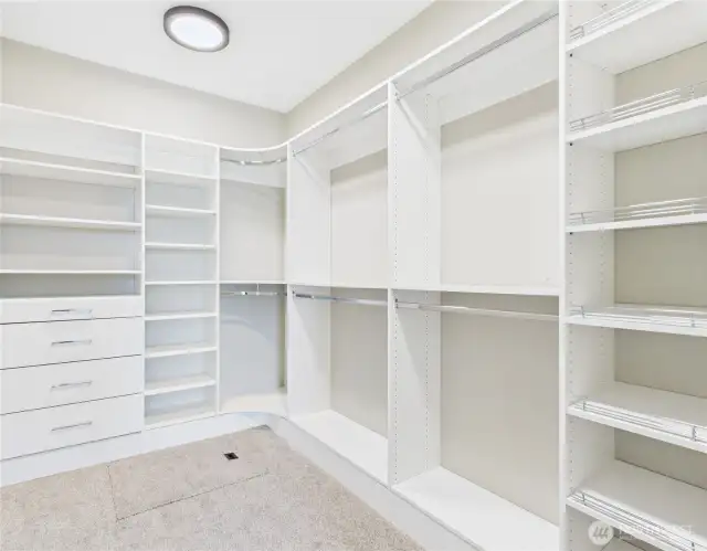 Primary walk-in closet