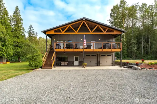 Welcome to this one of a kind estate built with multigenerational living and income potential in mind. Whether you need storage, workspace, or a place to build your next big idea, this space delivers. A primary home, 2 huge shops and much more. Bonus: a fully permitted ADU is located inside the main shop!