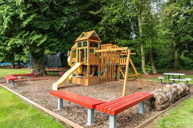 Let them run, climb, and play—this private playground keeps outdoor fun close to home.
