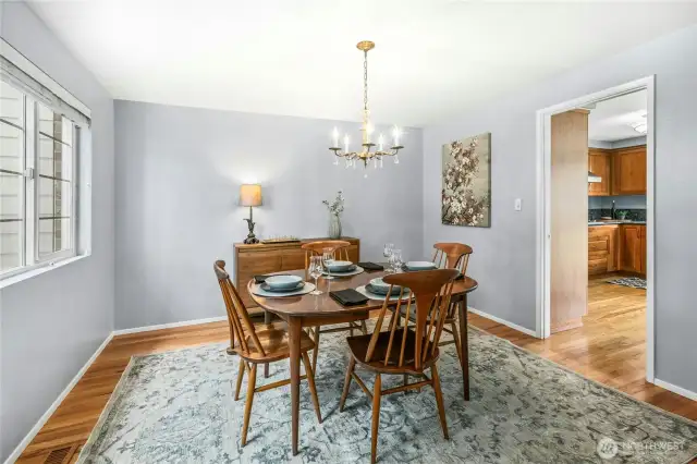 Your formal dining room will take a long table and a lot of guests. Thanksgiving is here this year!