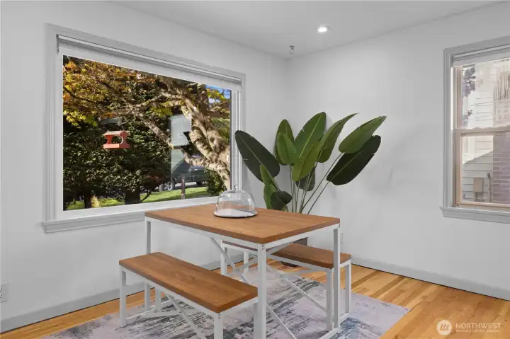 Dining area on main floor
