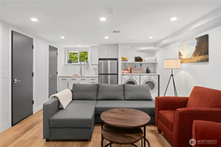 Rec room on lower level
