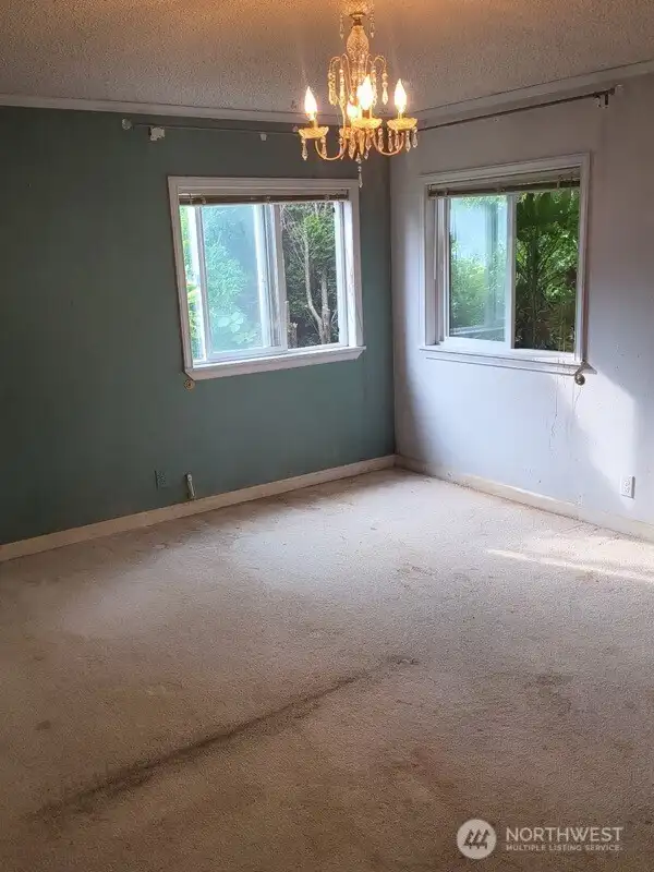 Master Bedroom - with two chandeliers - one in the Master Bath
