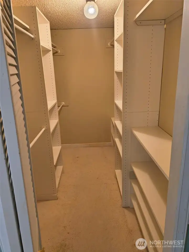 Master Bedroom with large walk-in closet